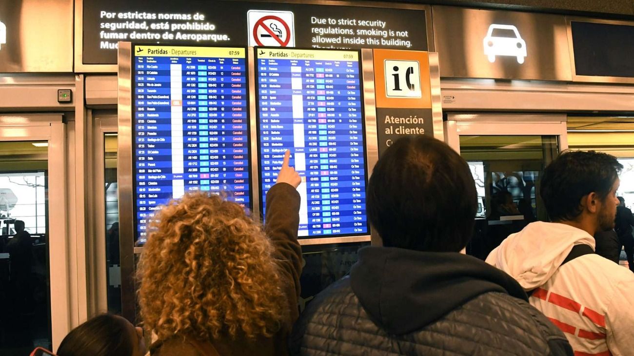 Se normalizan los vuelos en Aeroparque tras una falla instrumental