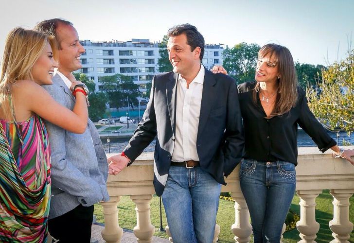 Insaurralde y Massa posaron juntos