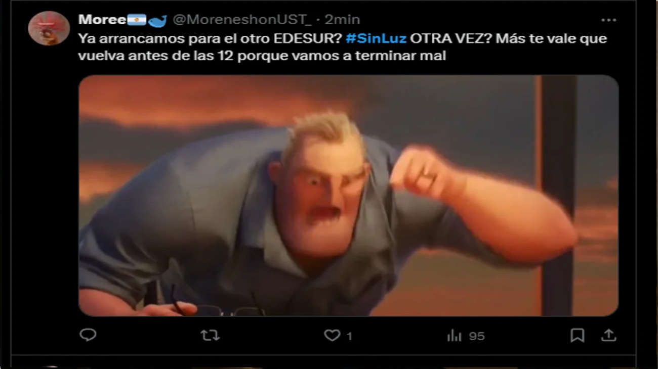 "¡Cortaste toda la loooz!": estallaron los memes por el apagón masivo en el AMBA