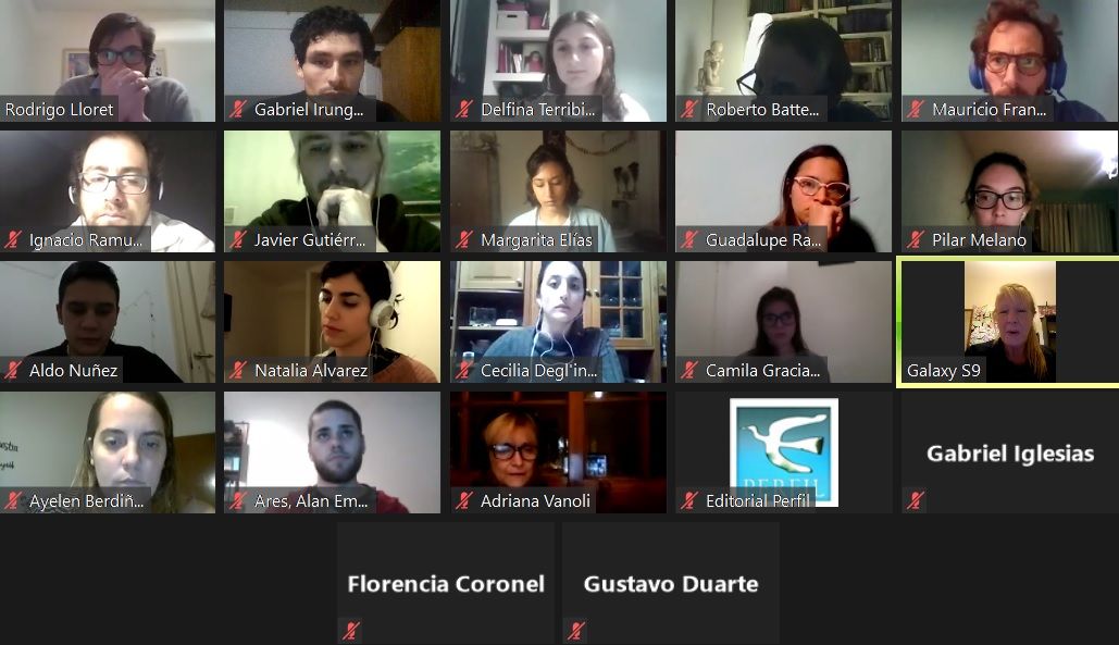 Última reunión informativa del Posgrado en Periodismo de Investigación Perfil-USAL