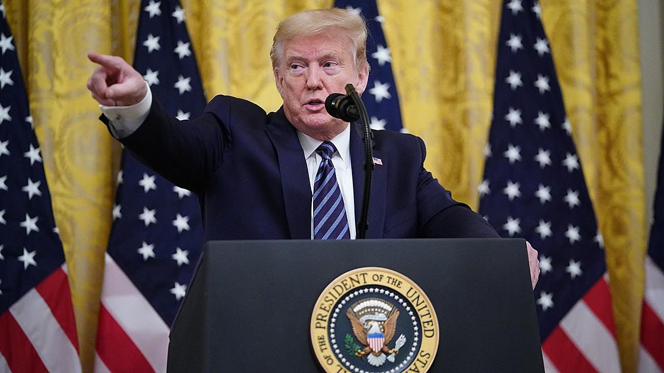 Trump dijo "tener pruebas" de que el Covid-19 salió del laboratorio chino y amaga otra guerra comercial