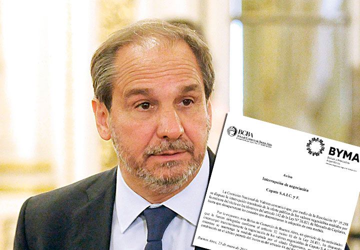 Aplican una suspensión "transitoria" a Caputo S.A. en la Bolsa de Comercio