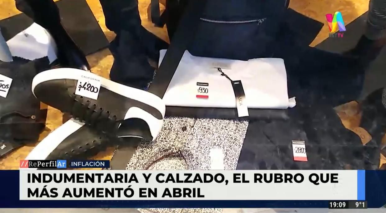 El rubro de la Indumentaria registró un aumento del 79,1% en el último año