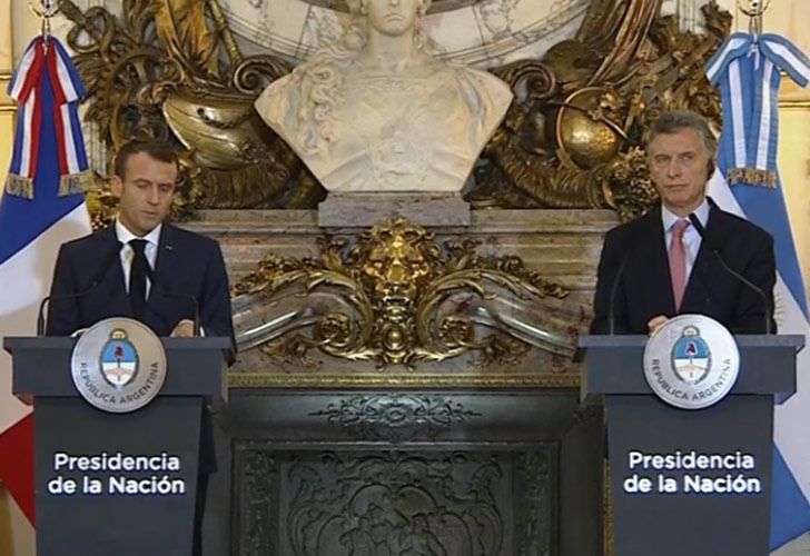 Macri y Macrón
