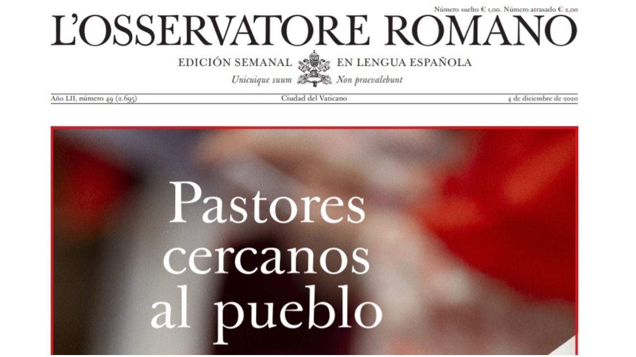 L'Osservatore Romano de esta semana: "Pastores cercanos al pueblo"