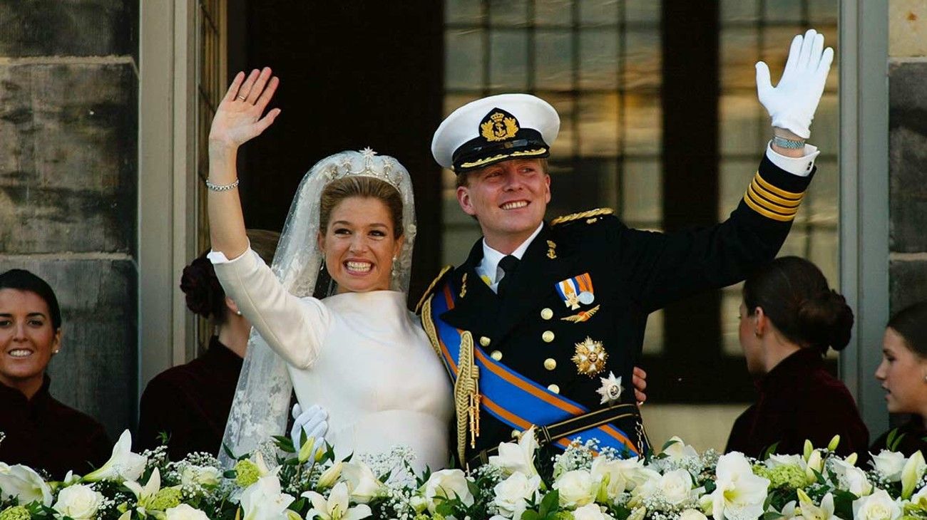 Máxima y Guillermo de Holanda se casaron hace 20 años