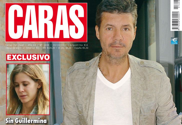 Tinelli y Valdés, distanciados