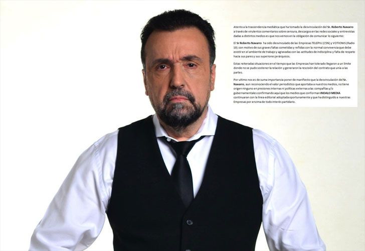 C5N dijo que no recibió presiones del Gobierno para echar a Roberto Navarro