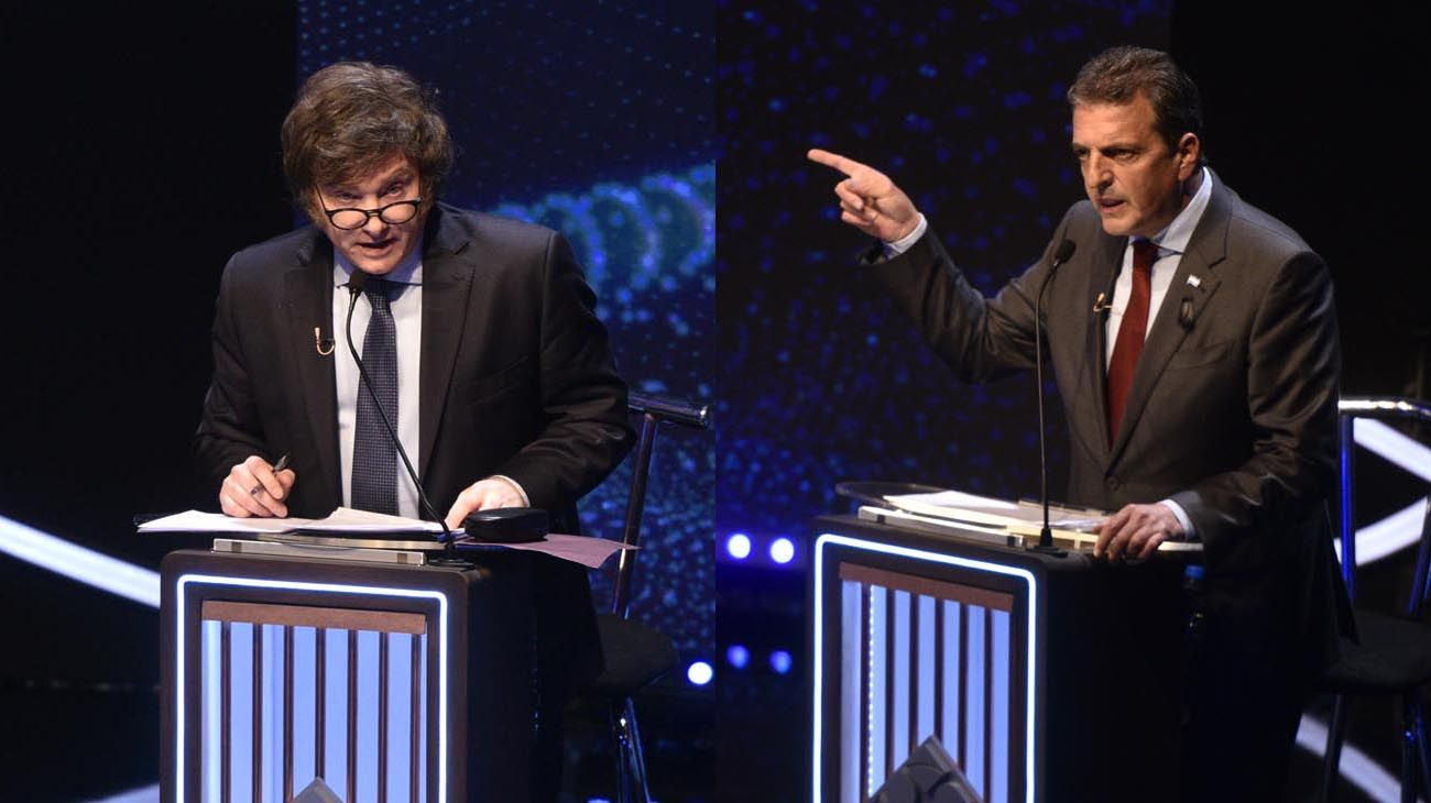 ¿Puede el debate presidencial entre Javier Milei y Sergio Massa cambiar la intención del voto?