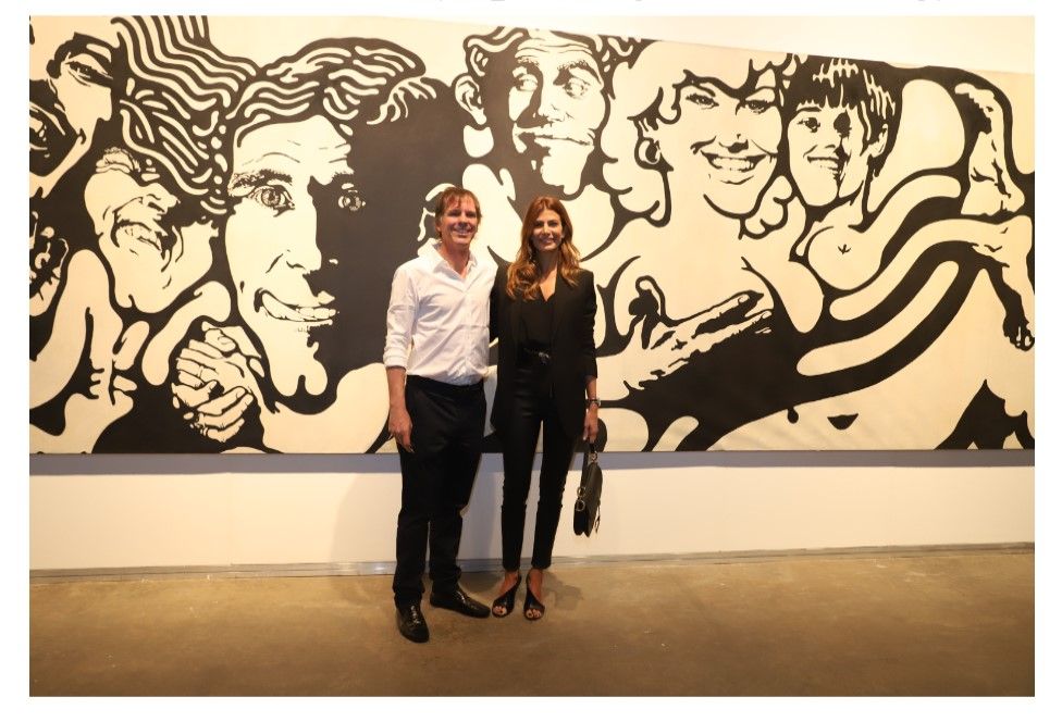 Awada, Macri, Calcaterra, Barbier y el cuadro millonario de ArteBA