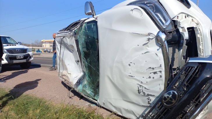 Euclides “Tati” Bugliotti, ileso tras un choque en Sinsacate
