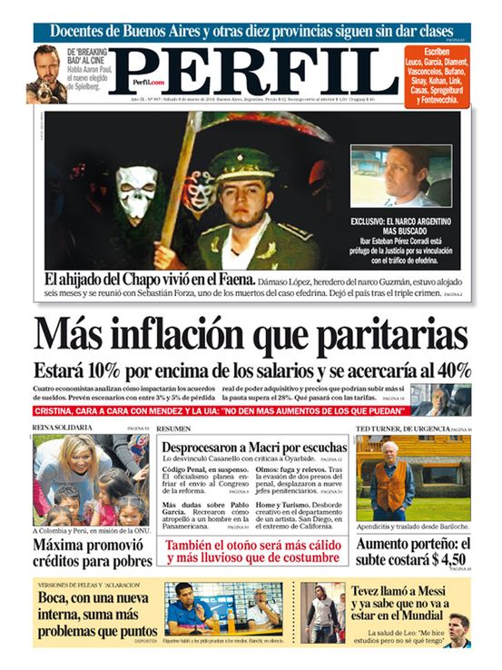 Más inflación que paritarias