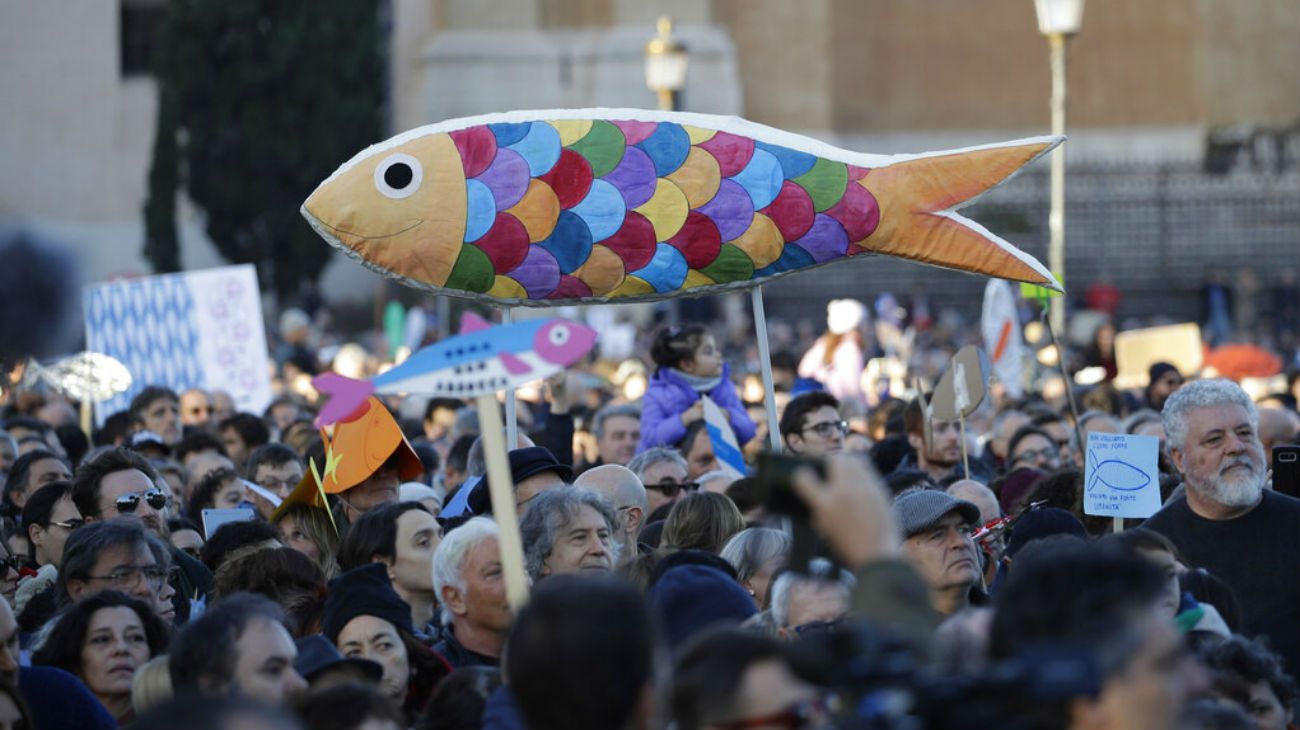 En Italia las sardinas hacen política