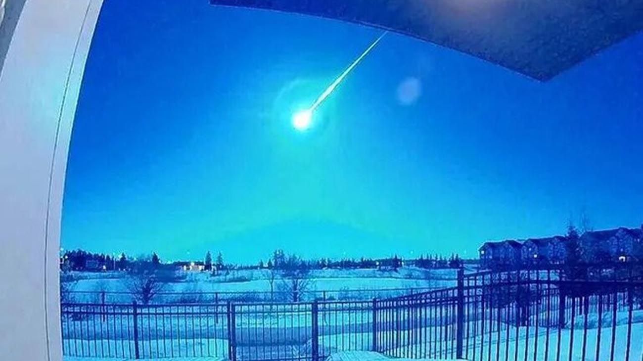 Meteorito ilumina el cielo de Canadá