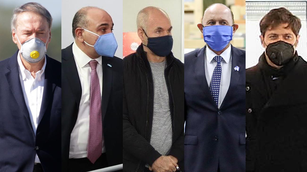 Los "amigos" de Alberto Fernández en el acto virtual del Día de la Independencia