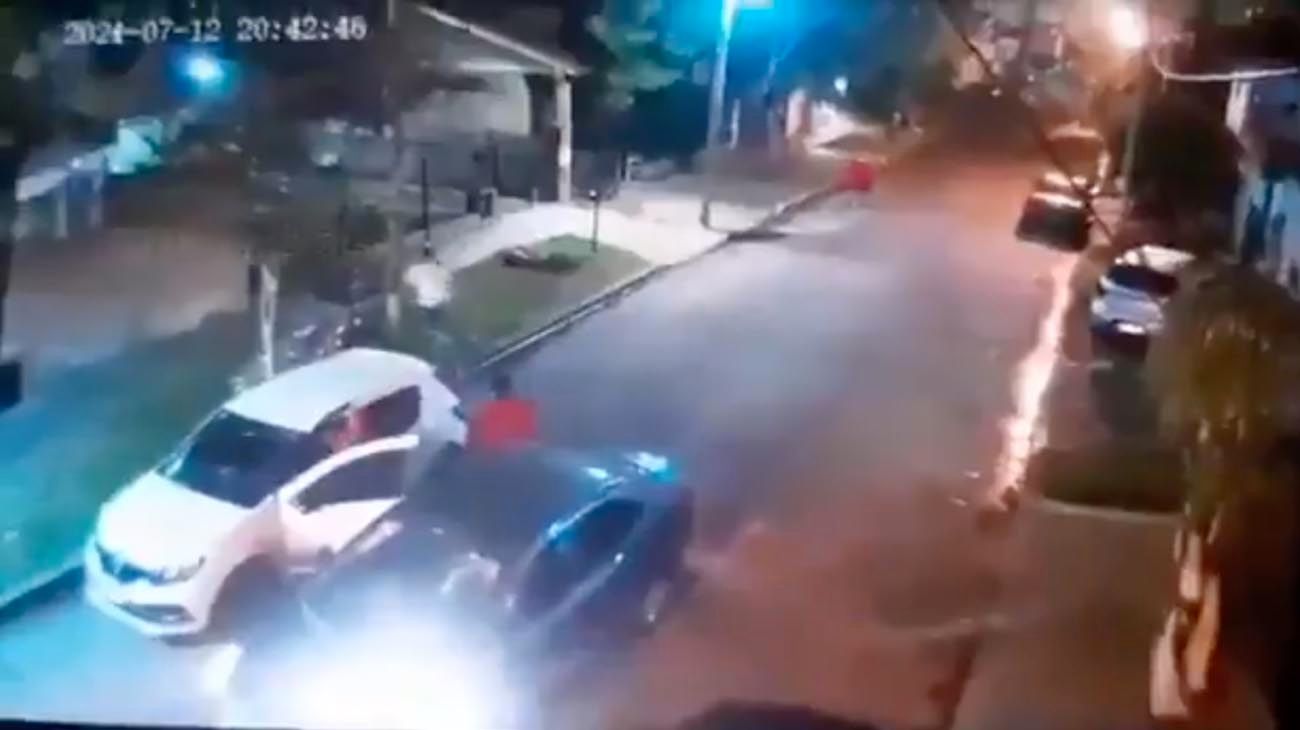 La maniobra con la que un joven evitó que le roben el auto en La Matanza