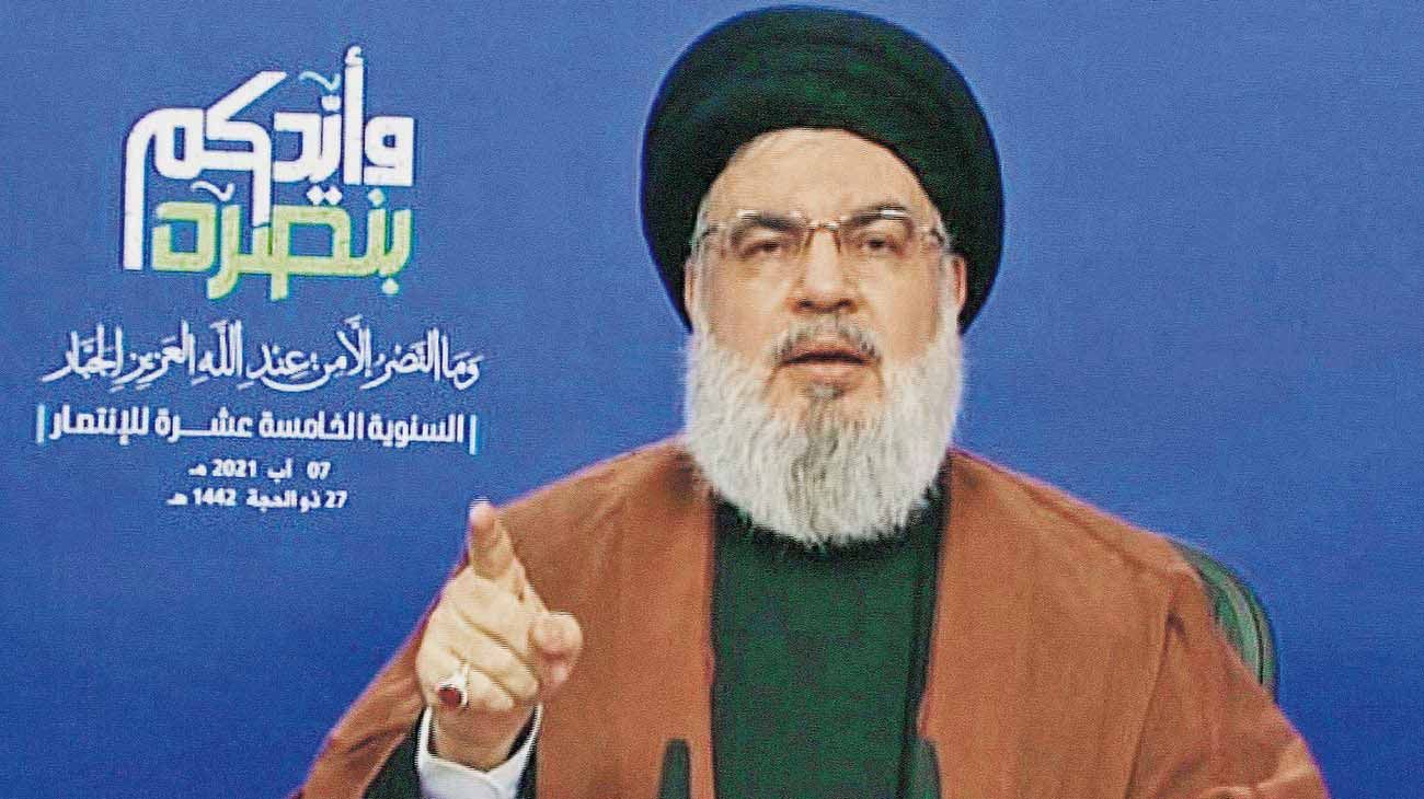 El líder de Hezbollah advierte que responderán a un ataque israelí