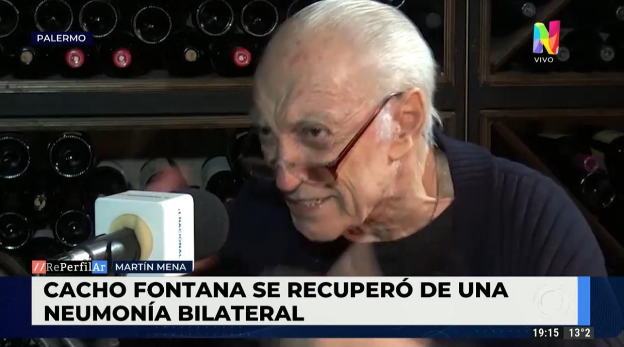 Cacho Fontana fue dado de alta tras recuperarse de una neumonía bilateral