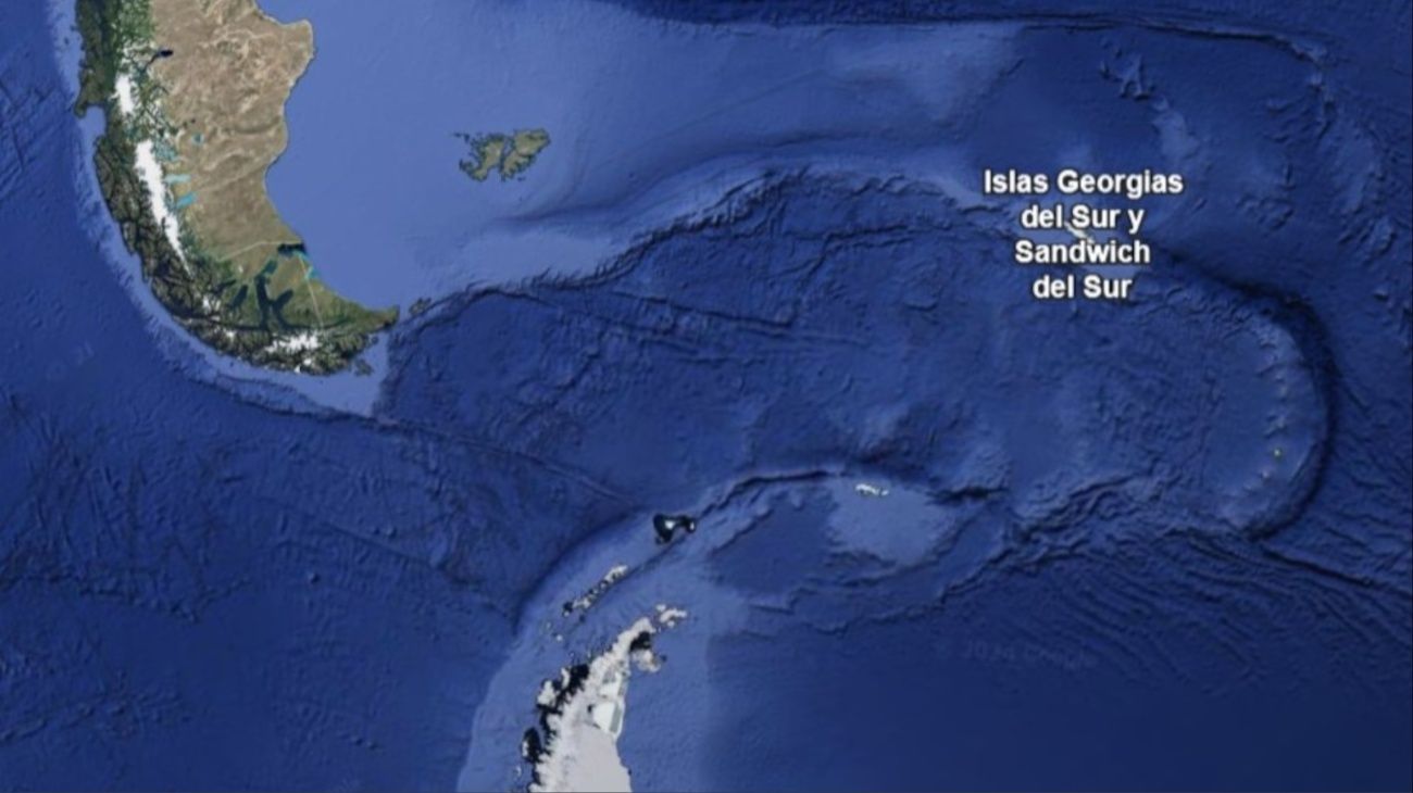 Detectaron un sismo de magnitud 5,6 cercano a las Islas Malvinas