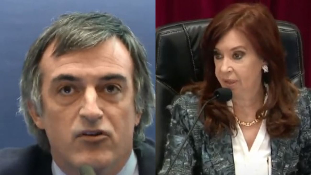 Senado: nuevo cruce entre Cristina Kirchner y Esteban Bullrich