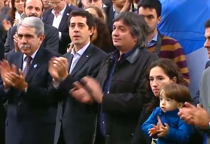 Néstor Iván Kirchner debutó en un acto en la Esma