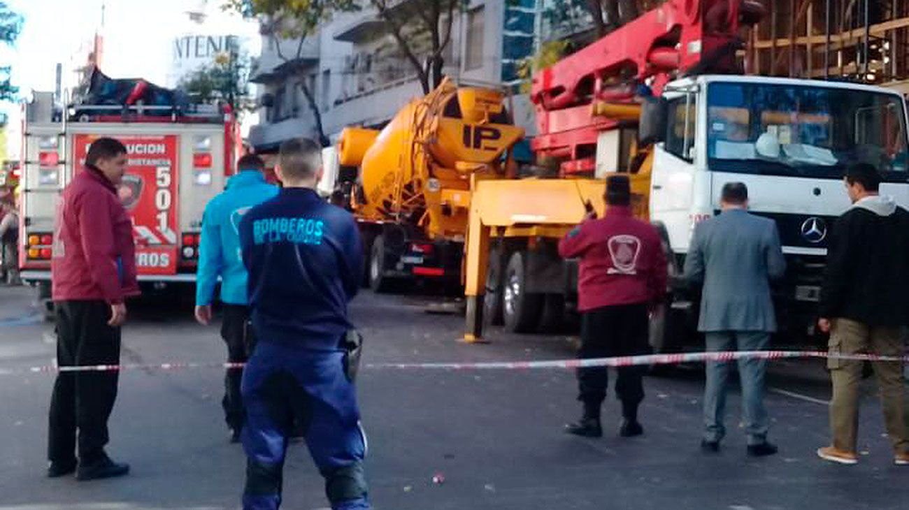 Se derrumbó una obra en construcción en Belgrano: hay 4 heridos