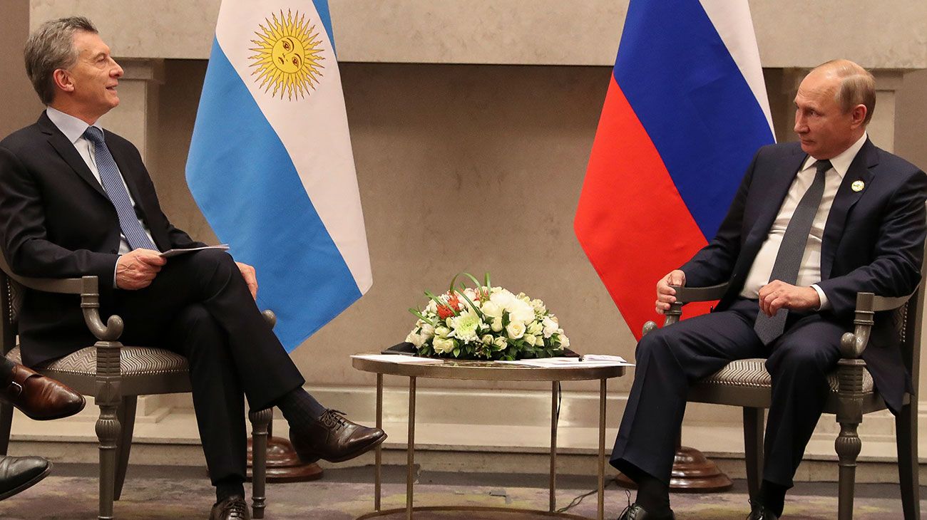 Macri se reunió con Putin: acordaron profundizar la cooperación y el intercambio comercial