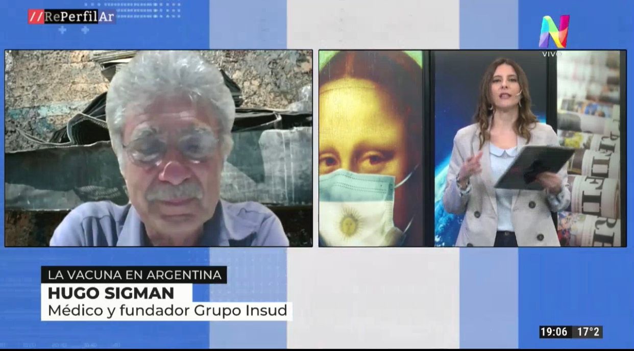 Hugo Sigman: "La vacuna va a estar entre abril y mayo de 2021"