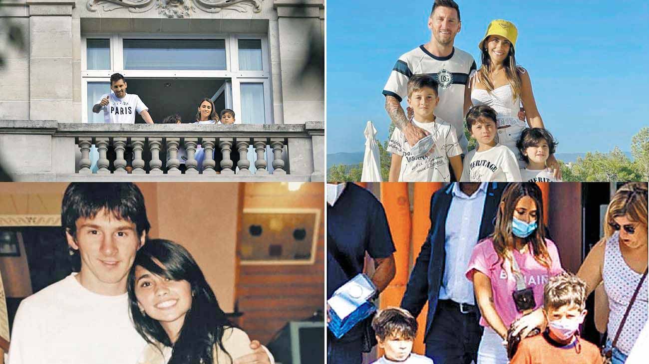 Antonela Roccuzzo y sus hijos se adaptan a París