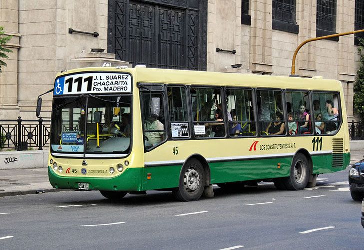 Por otro intento de robo paran las líneas 111, 78, 87 y 127