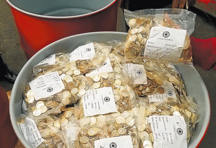 Al BCRA le sobran monedas y ofrece cambio a comercios