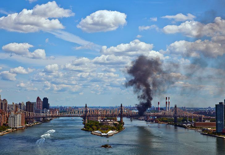 Susto en el puente que une Queens con Manhattan