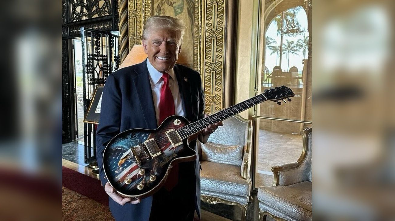 Gibson acusa a Trump Guitars de copiar el diseño del icónico modelo Les Paul
