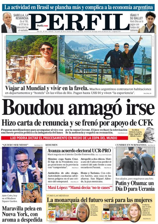 Boudou amagó irse