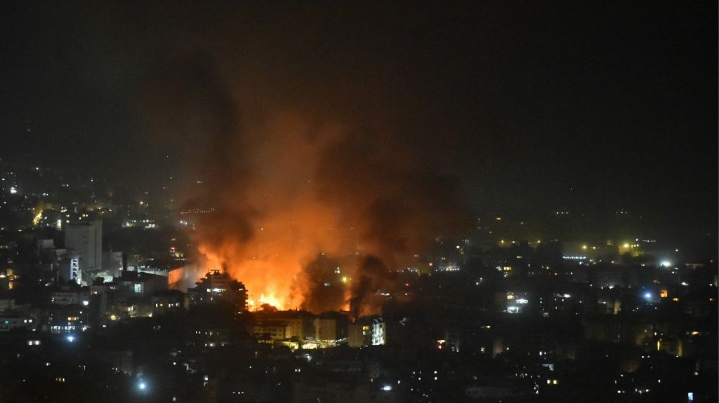 Israel siguió bombardeando Beirut durante la madrugada: múltiples incendios y explosiones