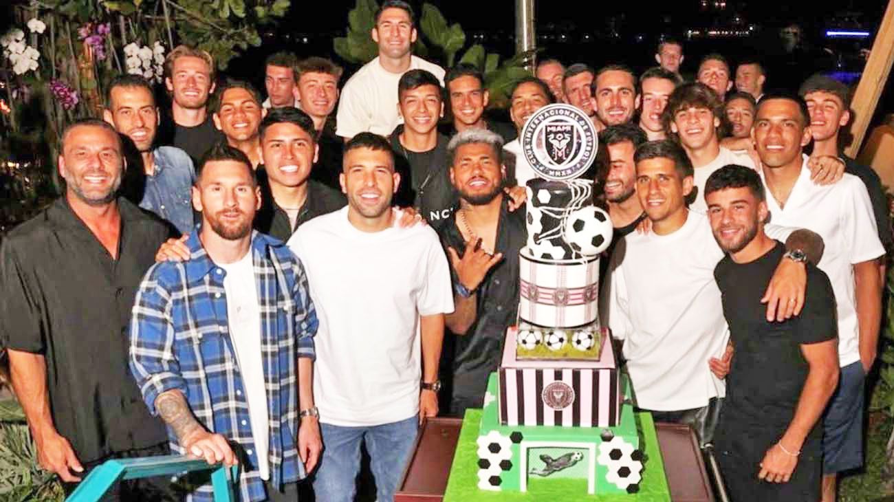 El rey de la noche de Miami organizó festejo para Messi y su equipo