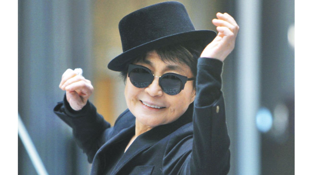 Yoko Ono celebró sus 90 años con una obra de arte colaborativa
