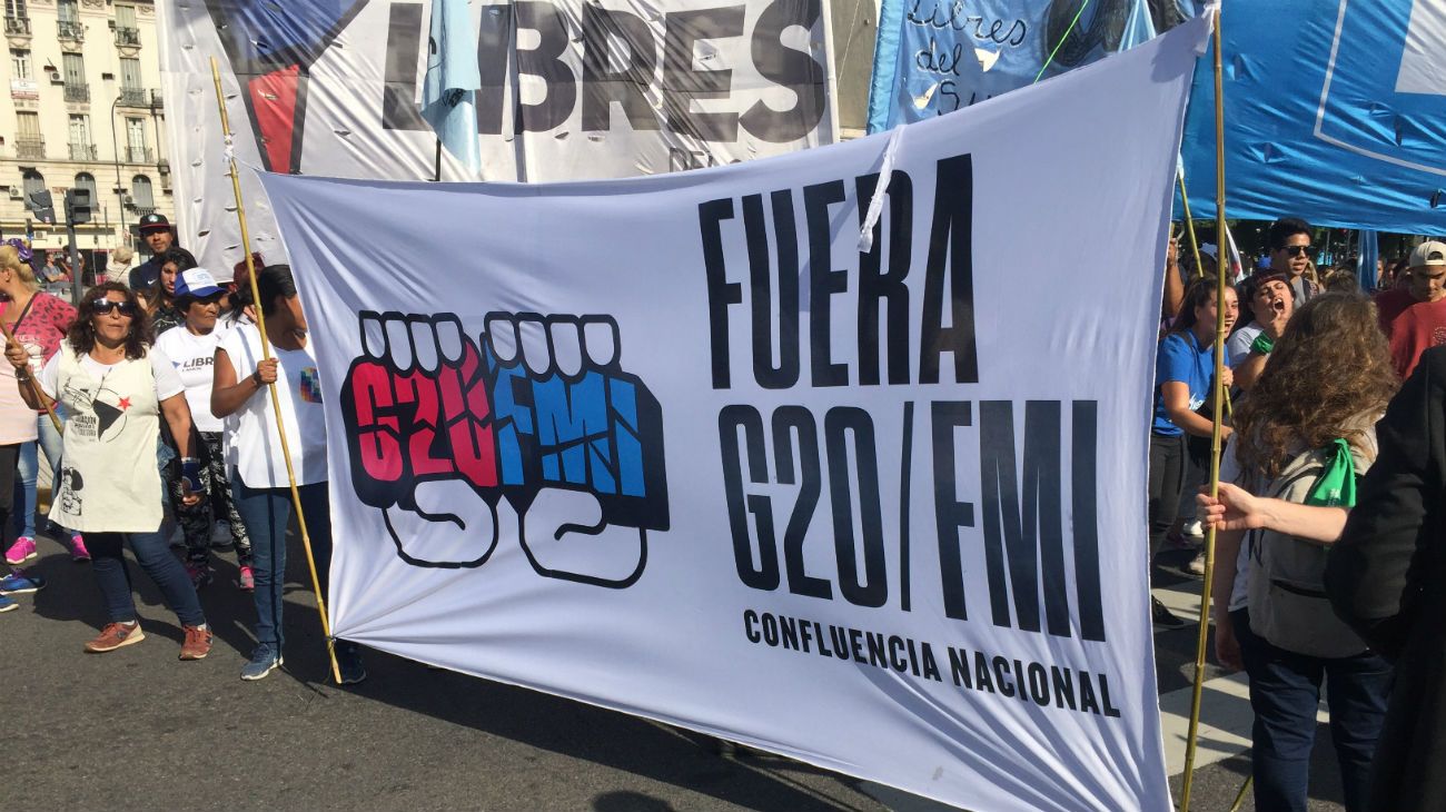 Cómo fue la masiva movilización anti cumbre del G20