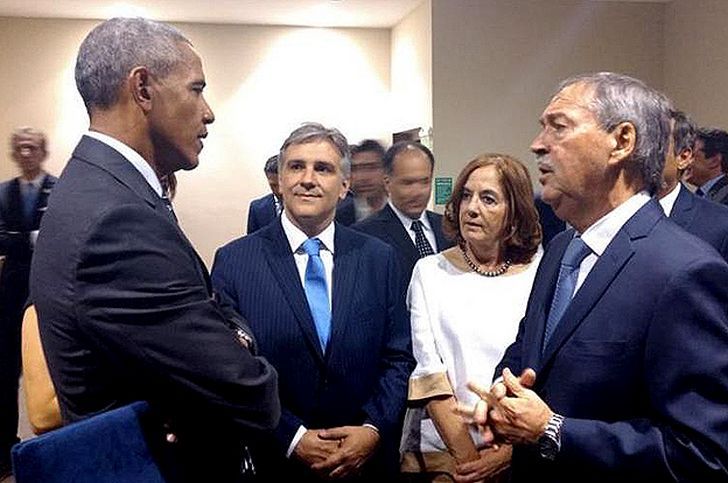 Obama en Córdoba: euforia peronista e indiferencia de Cambiemos