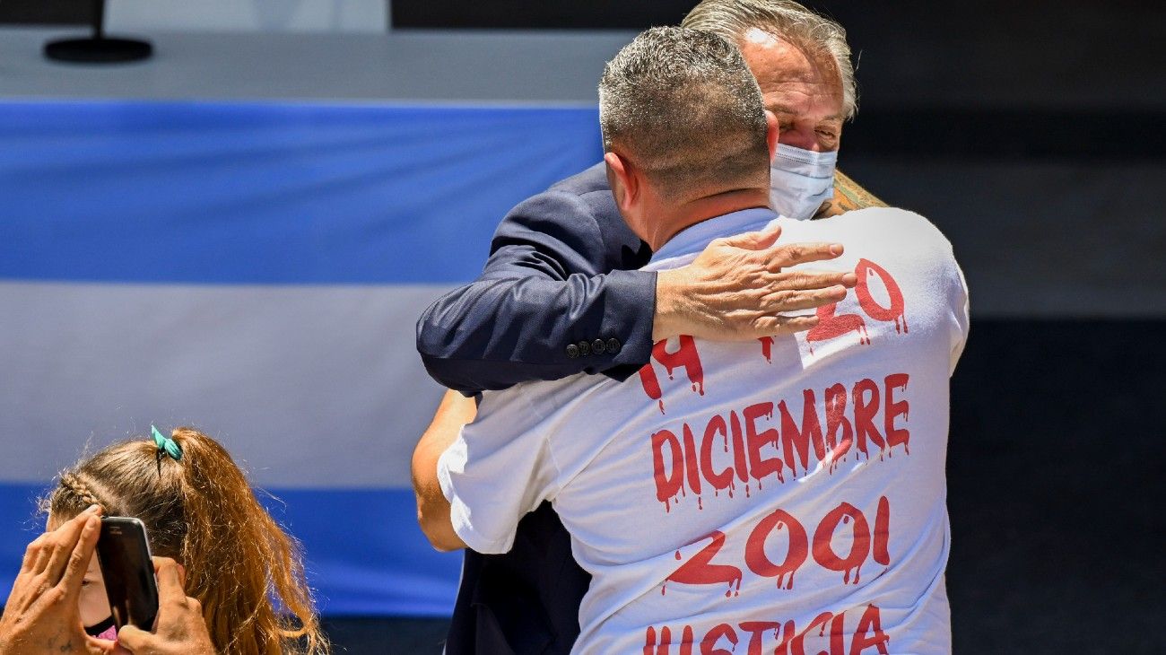 Encabezó el Presidente en Casa Rosada el homenaje a las víctimas de la represión de 2001