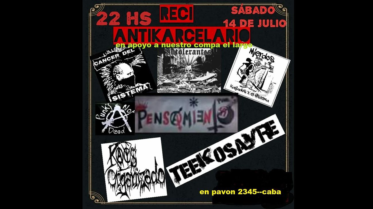 Ferias, charlas, recitales antisistema y otros eventos de la casa de los atacantes