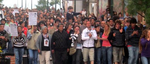 Miramar: marcha con incidentes por el crimen de Gastón