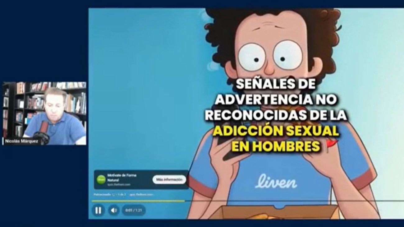 Maldito algoritmo: el incómodo momento el biógrafo de Javier Milei durante una transmisión en vivo