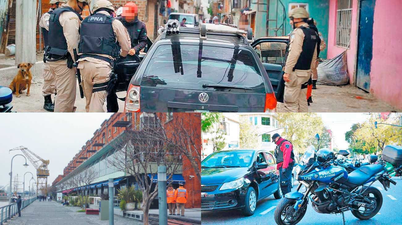 La Policía de la Ciudad llega a la villa Zavaleta y a Puerto Madero
