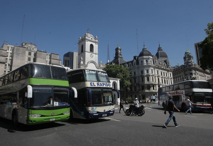 Paro de micros de larga distancia