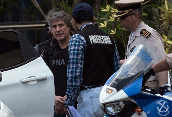 Detuvieron a Amado Boudou y fue trasladado a Comodoro Py