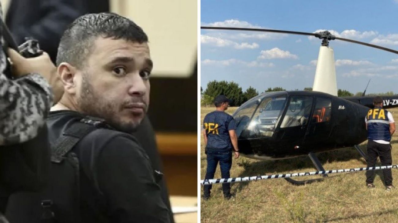 Casi "se vuela" un temible narco rosarino: iba a escapar en helicóptero desde la cárcel de Ezeiza