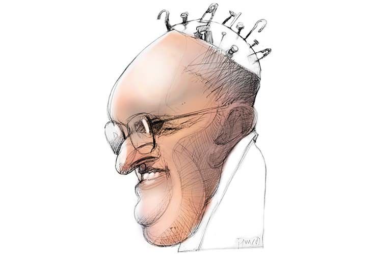 Duro mensaje del Vaticano contra los que quieren "marcar" la agenda del Papa