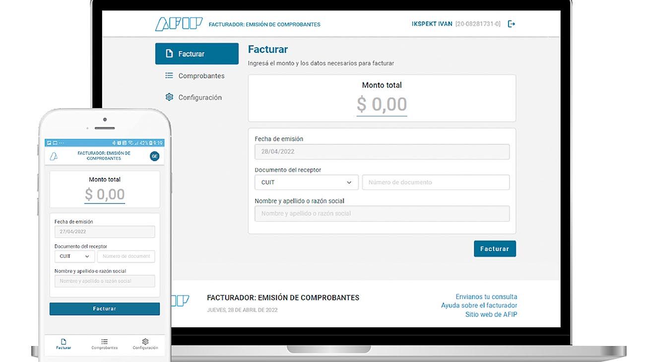 Monotributistas: la AFIP lanzó un nuevo facturador para emitir tickets en 3 pasos