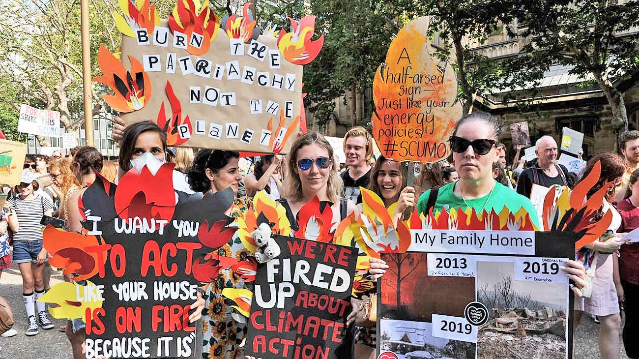 Miles de personas protestaron contra el gobierno australiano